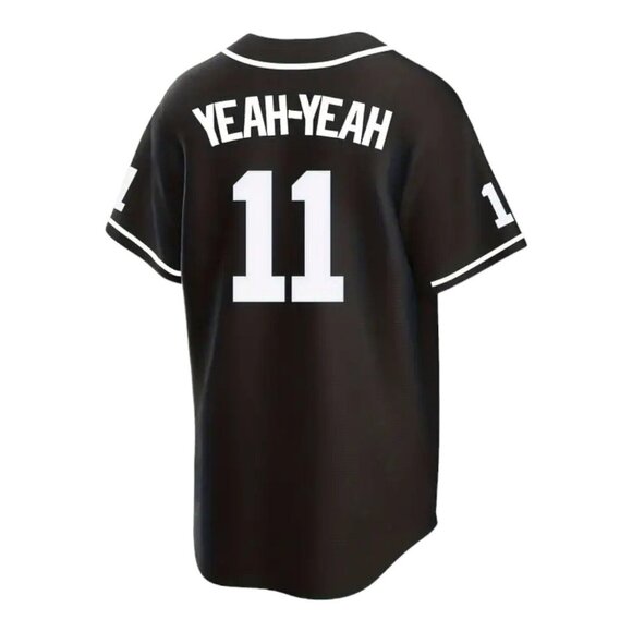 Sandlot Baseball Jersey Yeah-Yeah #11 Black Stitched Men's - Picture 3 of 5